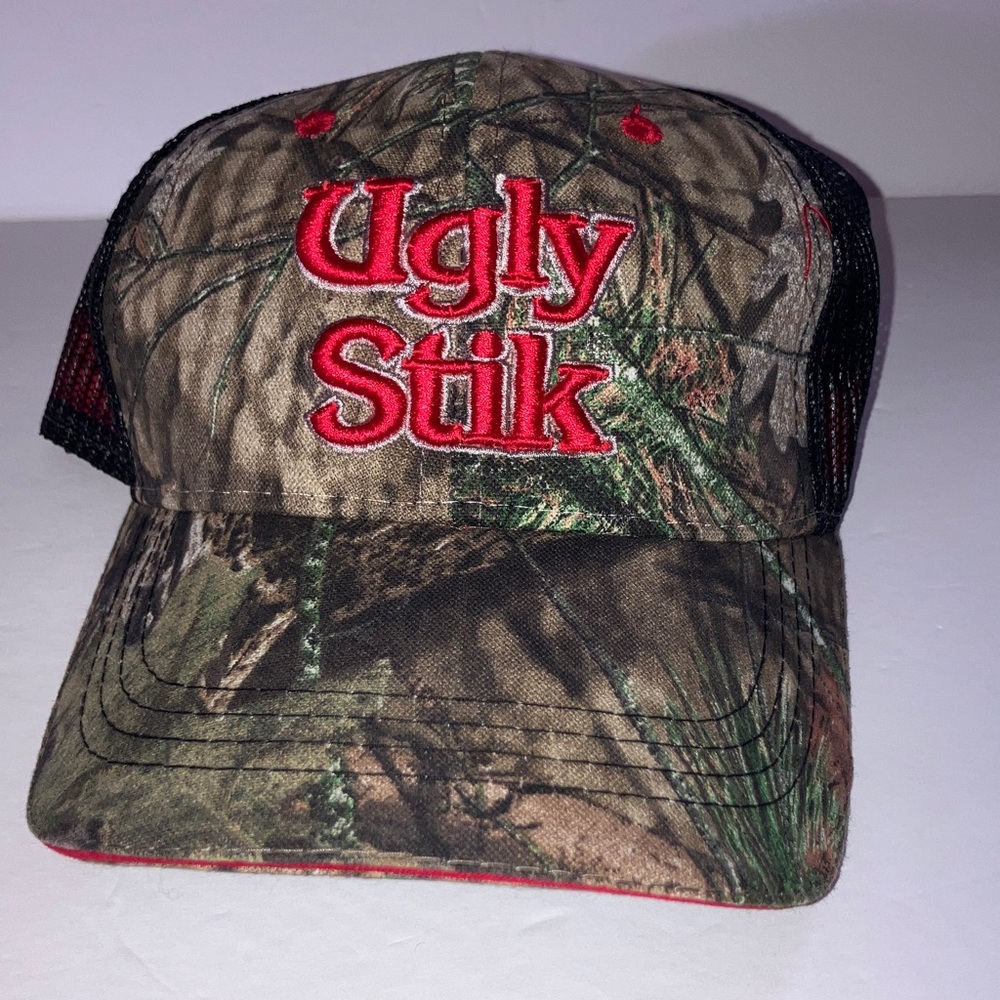 Ugly‎ Stik Camo Mesh Hat Velcro Back